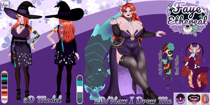 Character Sheet: FayeEthereal (my personal reference sheet)